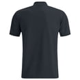 thumbnail image 3 of Mens Polo Shirt Work Business Slim Fit Short Sleeve Golf Casual Tops Button Up Collared Performance Moisture Wicking Shirts for Men Grey L, 3 of 5