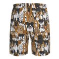 thumbnail image 6 of Naloa Cute Puppy Men's Beach Shorts, Surfing shorts, Swim trunks, Quick Dry Swim Trunks for Surfing Beach Fun - 3X-Large, 6 of 9