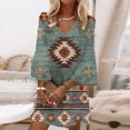 thumbnail image 2 of Summer Dresses for Women Casual Bell Sleeve V Neck Shift Dress Short Beach Sundress Floral Swing Babydoll Dresses, 2 of 6