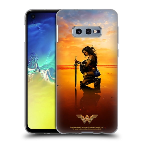 Head Case Designs Officially Licensed Wonder Woman Movie Posters Sword And Shield Soft Gel Case Compatible with Samsung Galaxy S10e