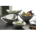 thumbnail image 3 of nambe Butterfly Bowl, Chilled Serving Dish for Side Dishes, Pasta, Guacamole, Prep-Ahead-Bowl Can Be Heated or Chilled, 9-Inch, Oven and Freezer Safe, Made of Metal Alloy Silver, 3 of 7