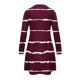 thumbnail image 4 of ICHUANYI Clearance Fashion Women Casual Loose Round Neck Long Sleeve Comfy Printing Dresses(Wine, XXL) ICHUANYI WER2023081206293, 4 of 4