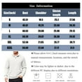 thumbnail image 3 of Evdexr Men's Mock Neck Sweatshirts Quarter Zip Pullover Winter Stand Collar Polo Tops Long Sleeve Chest Pockets Workout Sweater Oversized Solid Color Shirt Orange M, 3 of 5