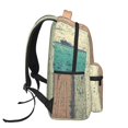 thumbnail image 3 of Xecao Hardwood Backpack, a stylish and functional choice for both men and women, is the perfect basic bookbag for college, work, or travel, 3 of 5
