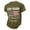 Army Green, variant on Men's USA 250 Years Patriotic T-Shirt American Flag Graphic Casual Tee USA 250th Anniversary Shirt