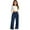 Blue, variant on Girls Wide Leg Sweatpants, Cute Baggy Sweat Pants Straight Leg, Petite Lounge Pants High Waisted Joggers with Pockets (Blue, 6-7 Years)