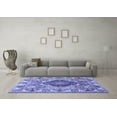 thumbnail image 3 of Ahgly Company Indoor Square Animal Blue Traditional Area Rugs, 6' Square, 3 of 4