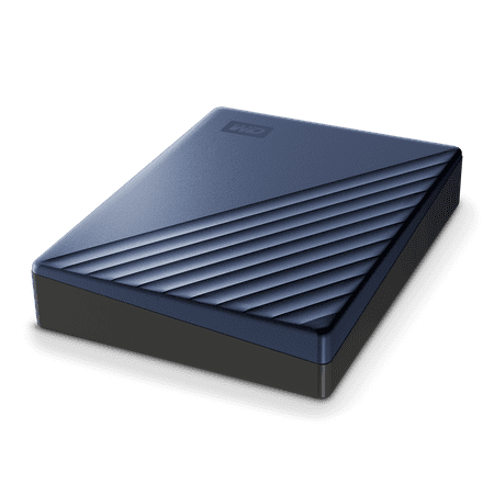 WD - My Passport Ultra 4TB External USB 3.0 Portable Hard Drive - Blue