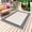 Black Cream, variant on Black Cream Greek Key Outdoor Rug 3x5 Ft - Reversible Patio Rug Outdoor Camping Rugs, Geometric Greece Ancient Rustic Washable Indoor Outdoor Area Rugs, Non-Slip Outdoor Carpet Runner for Deck/Porch