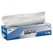 Kimtech Science Kimwipes Delicate Task Wipe, Light Duty, White, NonSterile, 2 Ply Tissues, 90 Sheets per Box, 1 Count