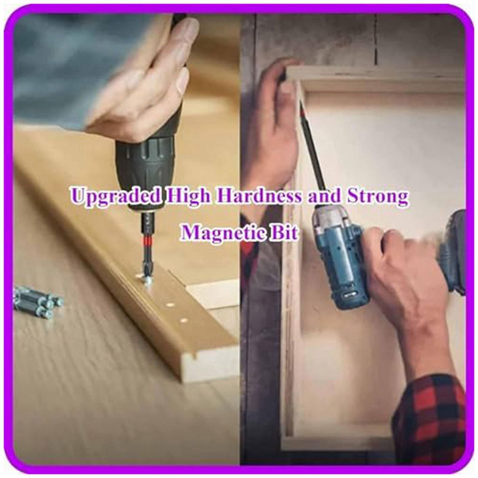 Magnetic Drill Bits Anti-Slip and Shock-Proof Bits with Screwdriver Bits Magnetic Screwdriver Set (5Set)