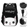 thumbnail image 3 of Balery Cat Meow Mochila con carga USB para hombre y mujer - Mochila impermeable y antirrobo para laptop con puerto USB para viajes, trabajo, 3 of 7