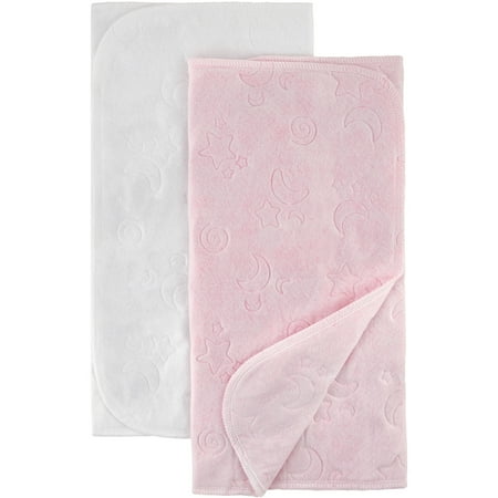 Garanimals 2pk Changing Pads, White/Pink