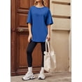 thumbnail image 2 of Womens Oversized T Shirts Loose Fit Crewneck Short Sleeve Tee Summer Tops for Women, 2 of 5