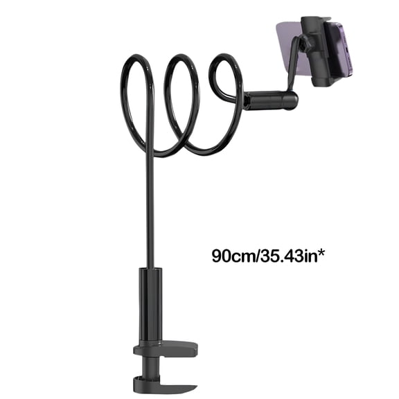 GJX Gooseneck Tablet Holder Stand for Bed, Tablet Stand Holder, Mount Holder Clip with Grip Flexible Long Arm Gooseneck, Adjustable Flexible Arm Tablets Mount Clamp on Table