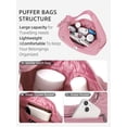 thumbnail image 4 of Bolso de hombro WESTBRONCO Small Puffer Crescent de nylon para mujer, 4 of 6