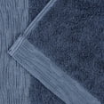 thumbnail image 6 of Superior Rayon from Bamboo Soft Modern 3-Piece Towel Set, Navy Blue, 6 of 13