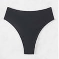 thumbnail image 5 of QTBIUQ Womens Bikini Swim Thong Bottom Briefs Cross Straps Behind Solid Color High Cut Swimwear Swimsuit Bottoms, 5 of 6