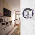 thumbnail image 5 of Yayeee Rocker Switch Wall Plate 2-Gang 4.7"x4.6" Home Decorative Outlet Cover, White Skeleton, 5 of 6