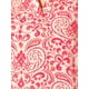 thumbnail image 5 of Vestido corto sin mangas de verano retro con estampado floral de INSPIRE CHIC M Rosa, 5 of 6