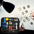 YruYptpaln Watch Tool Kit Watch Set With 147 Tools Battery Replacement