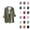 Army Green, variant on Gauze Tops for Women Long Sleeve Button Down Lapel Collar Business Casual Dress Shirt Spring Work Blouses