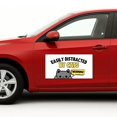 thumbnail image 1 of Warning Easily Distracted By Car Magnet Sign by DC, Flexible Car Magnetic Sheets with Adhesive Backing, 10"x20" Bumper Magnet Sticker for Vehicles, Trucks & Business Advertising Signs 2 PC, USA Made, 1 of 7