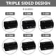 thumbnail image 2 of Regla triangular de metal CHAO 30 cm escala 1:100 1:200 1:250 1:300 1:400 1:500 negra, 2 of 5