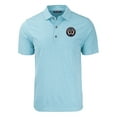 thumbnail image 2 of Men's-Cutter & Buck  Heather Powder Blue Philadelphia Union Forge Eco Heather Stripe Stretch Recycled Polo, 2 of 3