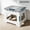 Gray, variant on Portable Folding Stool 7.48'' Hight Sturdy Enough Collapsible Stool for Bathroom, Kitchen, Camping, Picnic Gray and White
