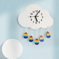 thumbnail image 3 of Reloj de pared BLESIY colgante en forma de gota de lluvia decoración del Dormitorio, 3 of 6