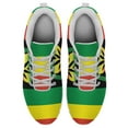 thumbnail image 2 of Rasta Shoes Men Women Reggae Sneakers Breathable Casual Sport Tennis Running Shoes White Size 8.5, 2 of 5