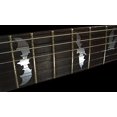 thumbnail image 2 of Marcadores De Diapasón, Pegatinas Con Incrustaciones, Calcomanías Para Guitarras Y Bajos, Alas De Murciélago, Metálicas, 2 of 5