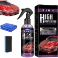 thumbnail image 1 of Kicklo Ceramic Coating, 3 in 1 Quick Car Ceramic Coating Spray, Rapid Paint Sealant Spray, High Protection Car Scratch Nano Repair Wax, Ultimate Kit for Cars (200ml), 1 of 7