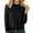 Black, variant on Women's Winter Half Turtleneck Sweater - Long Sleeve Solid Color Knitted Jumper