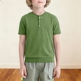 thumbnail image 4 of Toddler Boys T-Shirts Round-Neck Boys Shirts for Boys Solid Color Toddler Boys Shirts & Tops Shirts Under $10 Size 13 Years, 4 of 7
