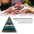 thumbnail image 3 of Healing Pyramid, Natural and Unique Crystal Pyramid Stress Relieve  for Office Decoration, 3 of 7
