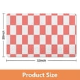 thumbnail image 3 of Checkered Bathroom Rug - 20x32 inches, Non-Slip Long Bath Mat, Water-Absorbent, Soft Microfiber, Machine-Washable for Showers., 3 of 5
