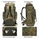 thumbnail image 3 of Mochila de Senderismo W WINTMING 70L/100L Camping con Sistema MOLLE, 3 of 7