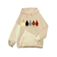 thumbnail image 2 of jsaierl Hooded Sweatshirt for Women Chicken Graphic Hoodie Top Long Sleeve Lightweight Loose Pullover Sweatshirt with Pocket, 2 of 4