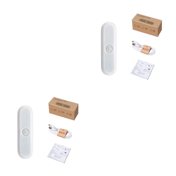 Barra de luz Yuarrent lámpara de gabinete ajustable Sensor Corto Blanco