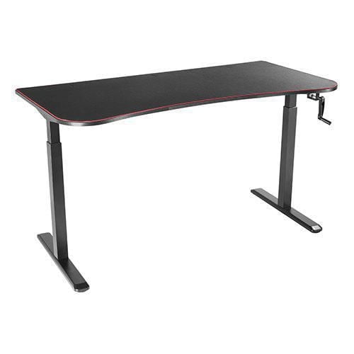 TygerClaw Manual Height Adjustable Gaming Desk