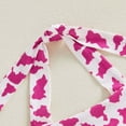 thumbnail image 4 of kpoplk Toddler Baby Girls Clothes Outfits Summer T-shirt + Casual Shorts Pants Cute Summer for 1-5 T Size 2-3 Years,Hot Pink, 4 of 9