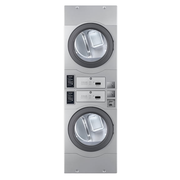 Crossover 2.0 by Wascomat 7-cu. ft. Coin Operated Electric Commercial Dryer Stacked Units, ELEC DRYER/DRYER STACK