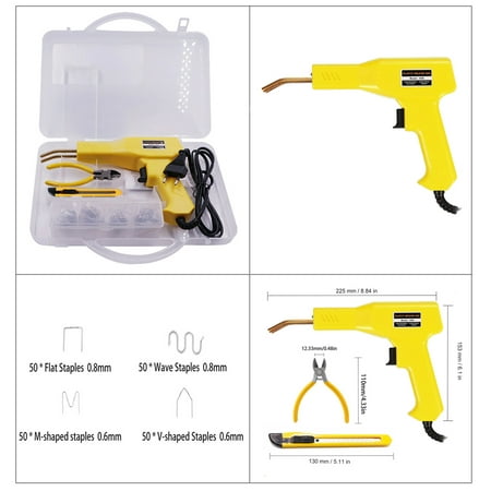 

Plastic welding machine Hot Stapler Car Bumper Plastic Welding Torch Fairing Auto Body Tool Welder Machine