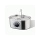 thumbnail image 1 of 1pc 3.2L/108 Oz Cat Water Fountain ,Stainless Steel Automatic Pet Fountain Water Bowl,With Water Level Window ,With Ultra-Quiet Pump For Cats,Dog Drin, 1 of 5