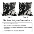 thumbnail image 5 of Western Cowhide Print Pillow Covers 16X16 Inch Set of 2 Black White Cow Spots Decorative Pillow Cases Farmhouse Pillowcase Cotton Linen Cushion Case Rustic Home Decor for Couch Sofa Porch Outdoor, 5 of 6