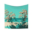 thumbnail image 6 of YFYANG Beach Flower Pattern Tapestry, Bedroom Dormitory Living Room Decoration Tapestrys Wall Hanging , 59 x 59 in, 6 of 9