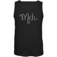 thumbnail image 1 of Meh Black Adult Tank Top, 1 of 1