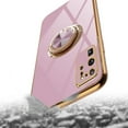thumbnail image 6 of for Samsung Galaxy S20 Ultra 5G Case, Built-in 360° Rotation Ring Holder Magnetic Stand, Luxury Shiny Plating Edge Shockproof Electroplated Protective Cover (Purple/Golden), 6 of 12